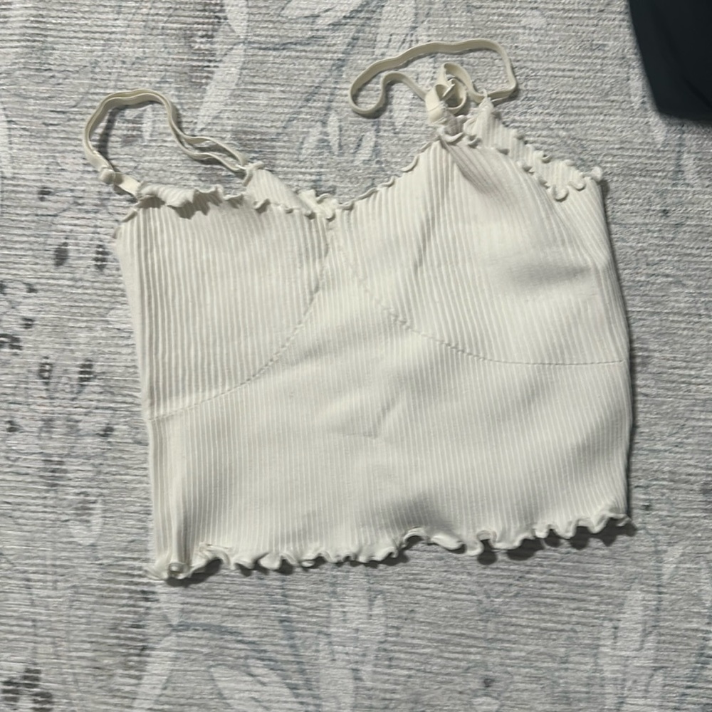 white spaghetti strap -  s